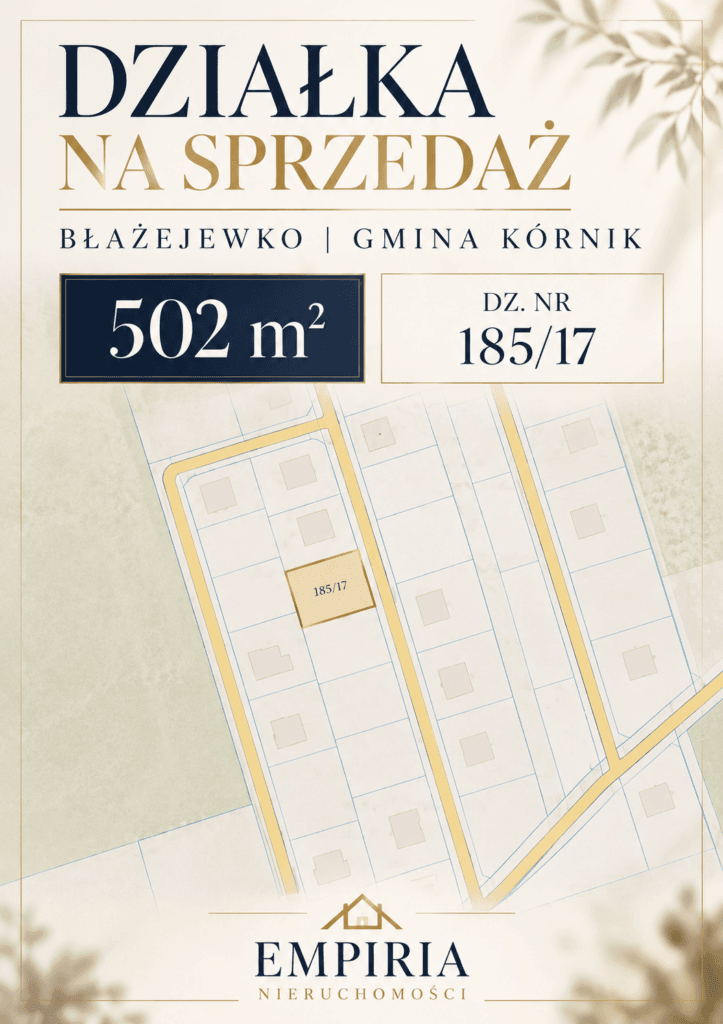 działka Błażejewko